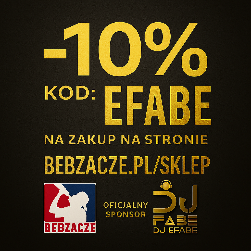 Kod EFABE — zniżka -10% na Bebzacze.pl/sklep